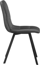 Annie Grey Velvet Dining Chair - Town Of Bargains Furniture - NY