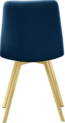 Annie Navy Velvet Dining Chair - Town Of Bargains Furniture - NY