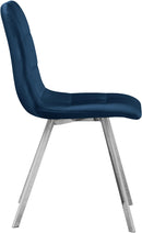 Annie Navy Velvet Dining Chair - Town Of Bargains Furniture - NY