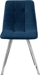 Annie Navy Velvet Dining Chair - Town Of Bargains Furniture - NY