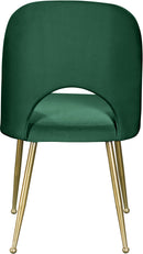 Logan Green Velvet Dining Chair - Town Of Bargains Furniture - NY