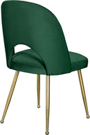 Logan Green Velvet Dining Chair - Town Of Bargains Furniture - NY