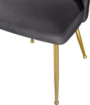 Logan Grey Velvet Dining Chair - Town Of Bargains Furniture - NY