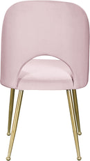 Logan Pink Velvet Dining Chair - Town Of Bargains Furniture - NY