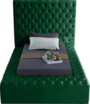 Bliss Green Velvet Twin Bed (3 Boxes) - Town Of Bargains Furniture - NY