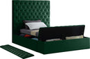 Bliss Green Velvet Twin Bed (3 Boxes) - Town Of Bargains Furniture - NY