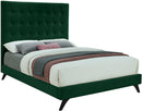 Elly Green Velvet King Bed - Town Of Bargains Furniture - NY