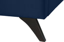 Elly Navy Velvet Queen Bed - Town Of Bargains Furniture - NY
