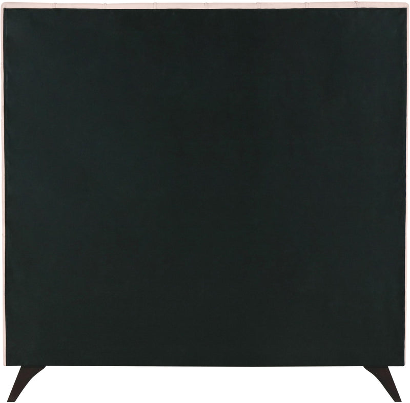 Elly Pink Velvet Queen Bed - Town Of Bargains Furniture - NY