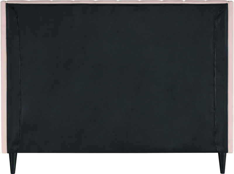 Eva Pink Velvet King Bed - Town Of Bargains Furniture - NY