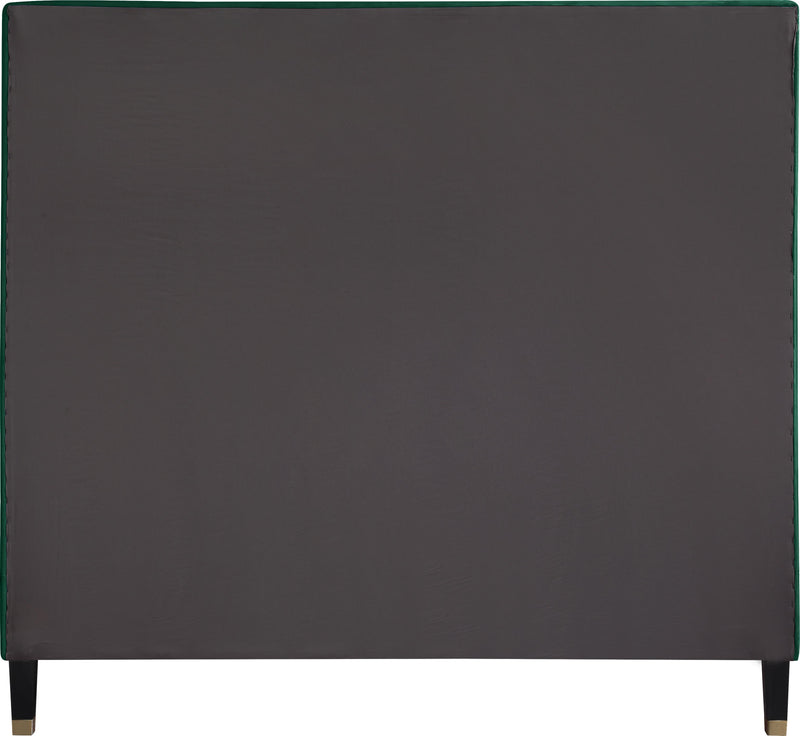 Harlie Green Velvet Queen Bed - Town Of Bargains Furniture - NY