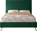 Jasmine Green Velvet Queen Bed - Town Of Bargains Furniture - NY