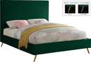 Jasmine Green Velvet Full Bed - Town Of Bargains Furniture - NY