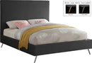 Jasmine Grey Velvet King Bed - Town Of Bargains Furniture - NY