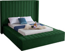 Kiki Green Velvet Full Bed (3 Boxes) - Town Of Bargains Furniture - NY