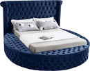 Luxus Navy Velvet King Bed (3 Boxes)