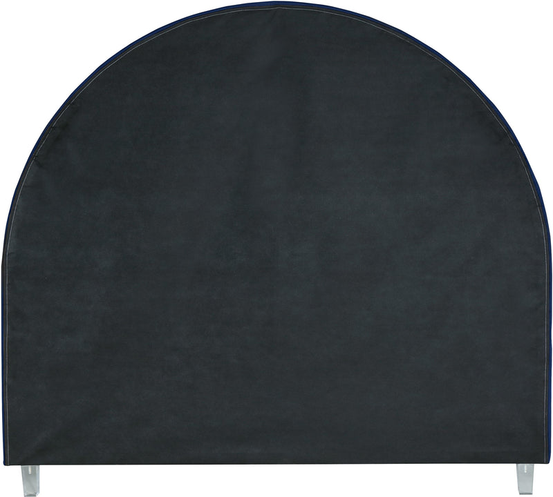 Rainbow Navy Velvet King Bed - Town Of Bargains Furniture - NY
