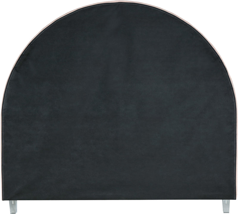 Rainbow Pink Velvet King Bed - Town Of Bargains Furniture - NY