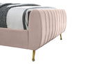 Zara Pink Velvet Queen Bed (3 Boxes) - Town Of Bargains Furniture - NY