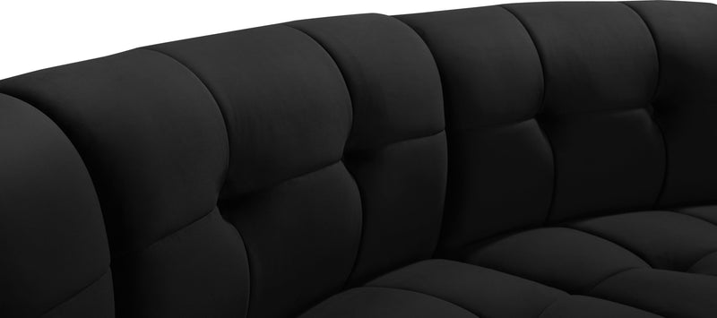 Limitless Black Velvet 10pc. Modular Sectional - Town Of Bargains Furniture - NY
