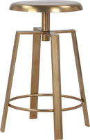 Lang Gold Counter/Bar Stool - Town Of Bargains Furniture - NY