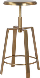 Lang Gold Counter/Bar Stool - Town Of Bargains Furniture - NY