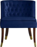 Perry Navy Velvet Dining Chair - Town Of Bargains Furniture - NY