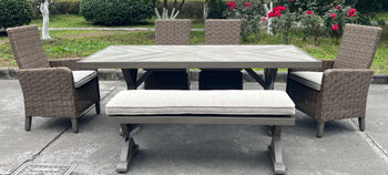 Laguna Heights Outdoor Dining Table - Town Of Bargains Furniture - NY