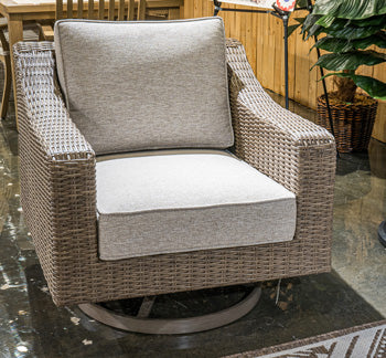 Laguna Heights Swivel Lounge with Cushion - Town Of Bargains Furniture - NY