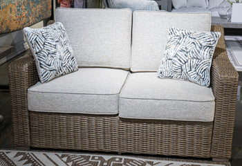 Laguna Heights Outdoor Loveseat with Cushion - Town Of Bargains Furniture - NY