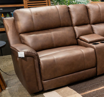 Bleckley Power Reclining Sectional Loveseat - Town Of Bargains Furniture - NY