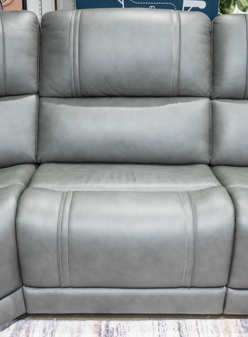 5Z - Pittson Power Sectional Reclining Sofa - Town Of Bargains Furniture - NY