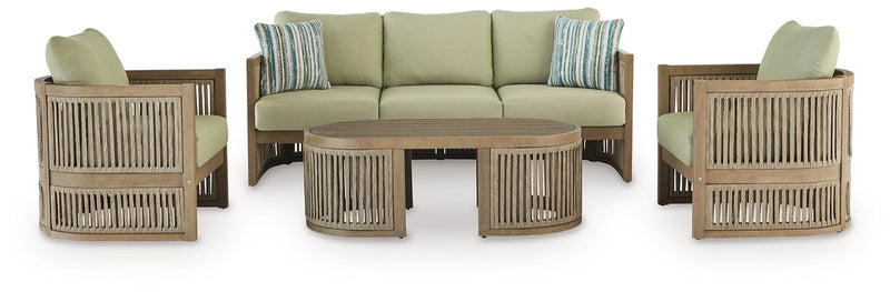 Serena Shores Outdoor Seating Set - Town Of Bargains Furniture - NY