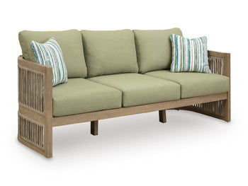 Serena Shores Outdoor Sofa with Cushion - Town Of Bargains Furniture - NY