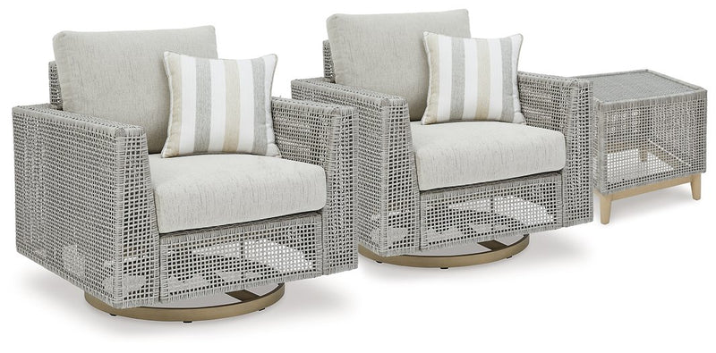 Seton Creek Outdoor Seating Set - Town Of Bargains Furniture - NY