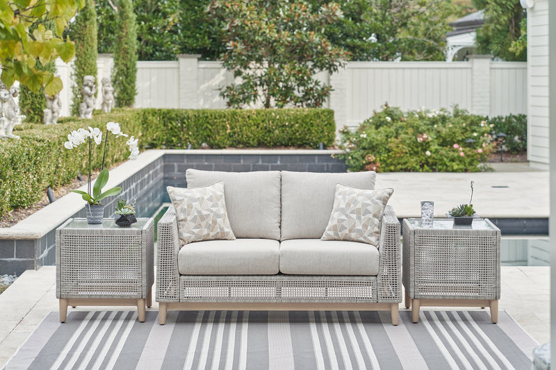 Seton Creek Outdoor Seating Set - Town Of Bargains Furniture - NY