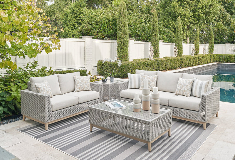 Seton Creek Outdoor Seating Set - Town Of Bargains Furniture - NY
