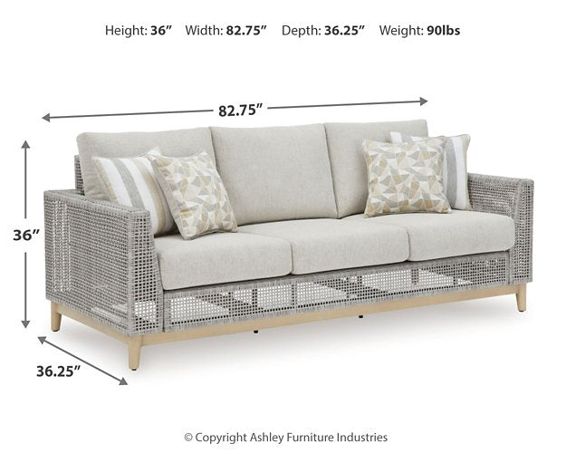Seton Creek Outdoor Seating Set - Town Of Bargains Furniture - NY