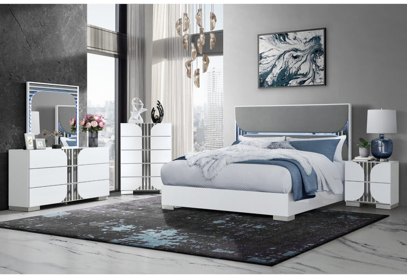 Talia White Bed Group - Town Of Bargains Furniture - NY
