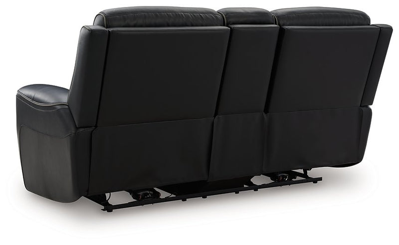 5Z-Relaxation Power Reclining Loveseat with Console - Town Of Bargains Furniture - NY