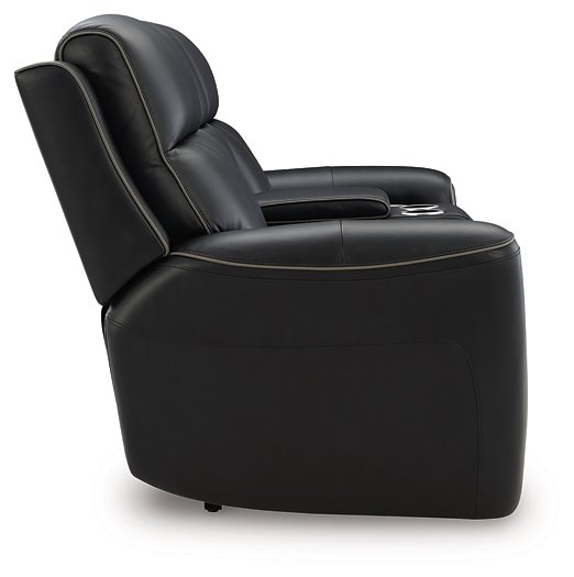 5Z-Relaxation Power Reclining Loveseat with Console - Town Of Bargains Furniture - NY
