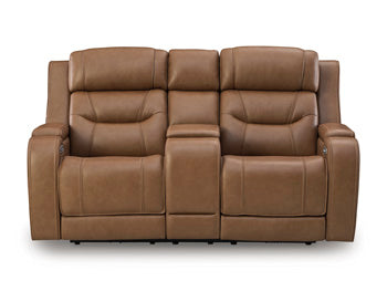 Knightington Power Reclining Loveseat with Audio Seating - Town Of Bargains Furniture - NY