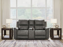Bleckley Power Reclining Loveseat with Console - Town Of Bargains Furniture - NY