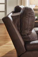 Bleckley Power Reclining Loveseat with Console - Town Of Bargains Furniture - NY