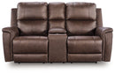 Bleckley Power Reclining Loveseat with Console - Town Of Bargains Furniture - NY