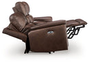 Bleckley Power Reclining Loveseat with Console - Town Of Bargains Furniture - NY