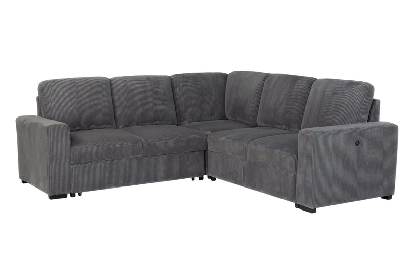 U2660 Grey Sectional Sofa-Without Chaise - Town Of Bargains Furniture - NY