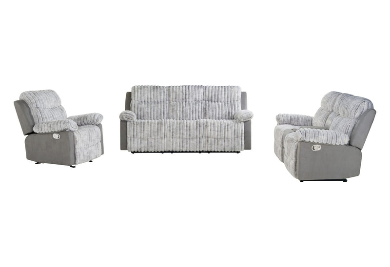 U6028 Reclining Sofa-Console Reclining Loveseat with Glider Recliner - Town Of Bargains Furniture - NY