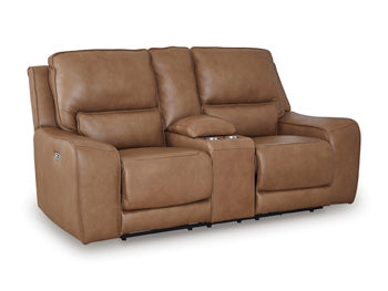 DeepWakes Power Reclining Loveseat with Console - Town Of Bargains Furniture - NY