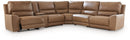 DeepWakes Reclining Sectional with Storage Console - Town Of Bargains Furniture - NY